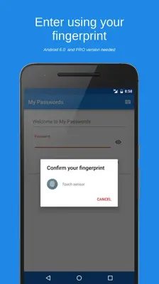 My Passwords android App screenshot 11