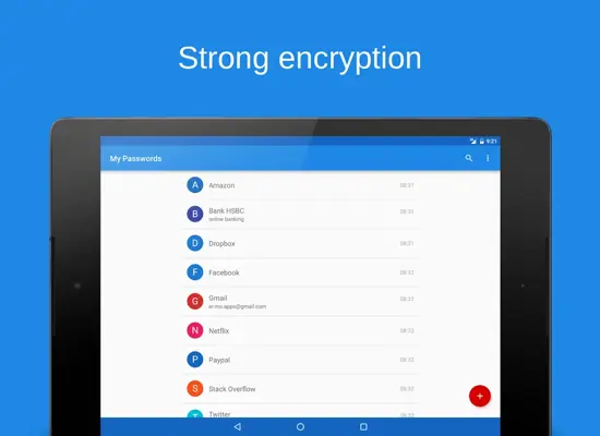 My Passwords android App screenshot 3